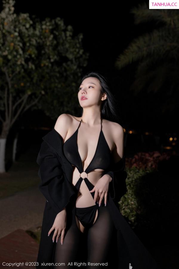 安然Maleah  [XiuRen]高清写真图 2023.04.04 No.6524 安然anran 黑丝美腿第8张图片